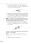 Page 31 
         
10 
2. To use the remote control as a wireless mouse, connect 
the 9-pin end of the PS/2 mouse cable or USB mouse 
cable included with the projector to the MOUSE terminal 
on the square end of the main cable.
3. Disconnect your mouse from the mouse port on the back 
of your computer and replace it with the other end of the 
PS/2 mouse cable or USB mouse cable included with the 
projector. (Your computer’s mouse will be disabled while 
you are using the remote control as a mouse.) 
♦...