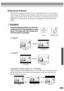 Page 5755
This function changes the aspect ratio of video images from 4:3 to 16:9 when 
video images are being projected. Images which have been recorded in digital 
video or onto DVDs can be viewed in 16:9 wide-screen format. In the case of 
HDTV
, the central part of the image can be displayed in the whole of the 
screen.
Procedure
Press the [Resize] button on either the 
remote control or the projectors control 
panel. The image size will change each 
time the button is pressed.
For SDTV
For HDTV
Changing...