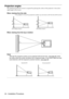 Page 2624 - Installation Procedure
Projection angles
The optimum projection screen is acquired by placing the center of the projector’s lens and a 
right-angle to the screen.
When viewing from the side* It is possible to move the projection position up and down with the lens shift function
When viewing from the top or bottom
Point
Although the projection position can be adjusted with the foot lever  (see page 45), there 
are cases where the screen will distort into a trapezoid shape. In this event, adjust the...