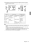 Page 43 Projection - 41
2Select the Port to which the connection has been made when more than one item of
 equipment has been connected.
Press the port button connected to the computer or video equipment to switch the input 
source.
Point
·Projection will take place without pressing the button if only one item of equipment is con-
nected.
·Computer #1 when no input signals are detected despite the connection being in place 
and when the images for the connected equipment are not output.
·The BNC port source...