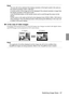 Page 59 Switching Image Sizes - 57
Point
·The size will not be switched if the display resolution of the liquid crystal is the same as 
the entered resolution (1024 x 768 dots).
·A certain portion of the image will not be displayed if the entered resolution is larger than 
the display resolution of the liquid crystal. 
·Lower the [Enter] button on the remote control unit to scroll through the areas not dis-
played.
·Certain areas on the right and left will not be displayed when SXGA (1280 x 1024 dots) is 
being...