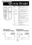 Page 6 
Button Function  
Menu Displays or hides the menu.
Source Switches the input source to Computer or 
Video.
Effects buttons Use to display special effects; 1 Pointer, 2 
Box, 3 Line, 4 Marker, 5 Clear.
Top multi-purpose 
buttonActs as a right mouse click, registers a menu 
selection, and selects other custom 
functions.
Bottom multi-
purpose buttonActs as a left mouse click, registers a menu 
selection, and selects other custom 
functions.
Help Displays the help menu for various types of 
problems you...