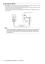 Page 3432 - Connecting the projector to a computer
In the case of DVI-D*
Digital signals are output to the projector without amendment if a digital video card for liquid 
crystal displays and output port are mounted onto the computer.
·Connect the Computer’s digital output port to the projector’s Computer #1 DVI-D port with 
the optional digital video cable (ELPKC20/21).
·Set the switch to the digital setting (right-hand side) with the tip of a ballpoint pen or other 
pointed object.
Point:
·There are cases...