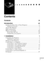Page 5 
n  n  n  n  n  
n
 
iii 
   
  
n
 
     
   
n 
        
  
n 
      
n 
   
    
n 
     
n 
      
n 
     n 
    
  
n
 
    
  
n 
      
n
 
      
n 
       
n
 
       
n 
       
n
 
Contents 
Contents iii
Introduction vii 
Getting the Most Out of Your Projector ................................ ix 
Optional Accessories ...................................................................ix 
About This Manual................................................................. x
Safety Instructions...