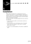 Page 19  n     n        n     n     n    n     n     n    n    n     n     n      n      n      n
n  n  n  n  n  n
1
1
Installation
This chapter describes how to unpack and set up your 
projector, and connect it to other equipment. The projector 
must be connected to a computer or a video source such as a 
video tape deck, camcorder, digital camera or laser disc player 
before it can project any images.
You may also want to set up the projector for one or more of 
the following:
• Connect the mouse cable to use...