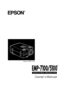 Page 5DATA/VIDEO PROJECTOR
OwnerÕs Manual
(Figure is EMP-7100) 