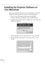 Page 96n  n  n  n  n
76
Installing the Projector Software on 
Your Macintosh
After connecting the projector to your Macintosh, install the 
Macintosh-based projector software as described below. 
1. Turn on your Macintosh, then insert the EPSON 
Projector Software CD-ROM in the CD-ROM drive. 
2. Double-click the ELP Link 4 Installer icon. The following 
dialog box appears.
3. Select language from the pop-up menu. Then click OK. 
4. Read the license agreement. If you agree with it, click 
Accept.  