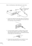 Page 34n  n  n  n  n
14
Refer to this illustration while following the steps below.
1. Connect the small end of the main cable to the projector’s 
Mouse/Com 1 port. (Use the Mouse/Com 2 port if you 
are connecting a second computer.)
2. To use the remote control as a wireless mouse, connect 
the 9-pin end of the PS/2 mouse cable or USB mouse 
cable included with the projector to the MOUSE terminal 
on the square end of the main cable. 
3. Connect the 6-pin (mini-DIN) end of the PS/2 mouse 
cable to the external...