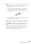 Page 35Connecting to a Computer
n  n  n  n  n  n
15
¨Note: If your laptop uses a serial mouse, perform steps 2 and 3 
using the PC serial mouse cable instead of the PS/2 mouse cable  
or USB mouse cable (not shown in the illustration). 
4. To use the ELP Link IV software or to use the Effects 
buttons on the remote control, connect one end of the 
serial cable to the SERIAL terminal on the square end of 
the main cable. 
5. Connect the other end of the serial cable to the serial port 
on the back of your...