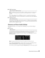 Page 37
Making Detailed Adjustments37
■HDMI Video Range
Note:  This setting can be used only when HDMI1 or HDMI2 is selected as the image source 
(see page 24). This setting cannot be used when the Color Mode is set to x.v. Color (see 
page 29).
If your video equipment has an HDMI port and you’ve connected it to the projector 
using an HDMI cable, set the level of the projector to match that of the video equipment.
■ Brightness Control
This setting controls the light output from the projector. On high, the...