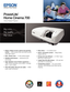 Page 1•	Bright, brilliant movies, games and sporting    
 events	—	2000	lumens	color	and	2000	lumens		 	
	 white	light	output*
•	Rich, vibrant color	—	3-chip	optical	engine
•	Reliable performance	—	advanced	3LCD		 	
	 technology
•	
High-definition home theater experience	—		 	
	 720p,	WXGA	resolution;	up	to	2000:1	contrast		 	
	 ratio;	7	color	modes
•	Ultra HD quality with just one cable	—	HDMI		 	
	 audio	video	connection
•	Easy setup	— 	1.2x 	optical 	zoom	
•	Quick, convenient control	—	Sleep	Mode,...