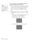 Page 7878Solving Problems
You see vertical bands or the image still looks blurry after 
trying the solutions in the previous section.
■If you’re projecting from a computer and displaying an image that 
contains a lot of fine detail, you may notice vertical bands or some 
of the characters may look heavy or blurred. Press the 
Auto 
button on the remote control or the 
Enter button on the 
projector to reset the projector’s Tracking, Sync, and Position 
settings.
■If further adjustment is needed, you can...