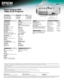 Page 4Home Cinema 8345 1080p 3LCD Projector 
Epson America, Inc. 
3840 Kilroy Airport Way, Long Beach, CA 90806Epson Canada Limited 
185 Renfrew Drive, Markham, Ontario L3R 6G3 www.epson.com 
www.epson.ca
1 Compared to leading 1-chip DLP Home Entertainment Projectors. Epson 720p projectors are 3x Brighter; Epson 1080p projectors are consistently 2x and up to 3x Brighter. Based on NPD data, July 2011 
through June 2012. Color brightness (color light output) measured in accordance with IDMS 15.4. Color...