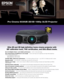 Page 1Pro Cinema 6030UB 2D/3D 1080p 3LCD Projector
1
Elite 2D and 3D high-definition home cinema projector with 
ISF calibration tools, THX certification, and Ultra Black levels.
Up to 3x Brighter Colors1, and reliable performance — 3LCD, 3-chip technology
One measurement of brightness is not enough — look for both high color brightness and high white brightness. 
The Pro Cinema 6030UB has:   
  Color Brightness: 2400 lumens
2  
  White Brightness: 2400 lumens2
Full HD 1080p, widescreen performance — for...