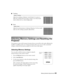 Page 43Making Detailed Adjustments43
■Tracking
Adjust the tracking to eliminate vertical bands. It is easiest to 
adjust the tracking when the image contains a lot of fine detail 
(such as black text on a white background).
■Sync.
Adjust the synchronization to eliminate blurriness. For best results, 
make sure the tracking is properly adjusted first.
Selecting Memory Settings and Resetting the 
Projector
Your projector comes with 8 memory locations that are reserved for color mode calibration by 
installers. In...