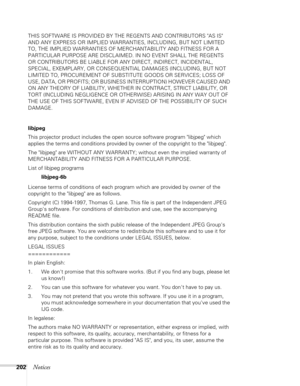 Page 202202Notices
THIS SOFTWARE IS PROVIDED BY THE REGENTS AND CONTRIBUTORS AS IS 
AND ANY EXPRESS OR IMPLIED WARRANTIES, INCLUDING, BUT NOT LIMITED 
TO, THE IMPLIED WARRANTIES OF MERCHANTABILITY AND FITNESS FOR A 
PARTICULAR PURPOSE ARE DISCLAIMED. IN NO EVENT SHALL THE REGENTS 
OR CONTRIBUTORS BE LIABLE FOR ANY DIRECT, INDIRECT, INCIDENTAL, 
SPECIAL, EXEMPLARY, OR CONSEQUENTIAL DAMAGES (INCLUDING, BUT NOT 
LIMITED TO, PROCUREMENT OF SUBSTITUTE GOODS OR SERVICES; LOSS OF 
USE, DATA, OR PROFITS; OR BUSINESS...