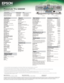 Page 81  Color and white light output will vary depending on mode selected. Wh\
ite light output measured using ISO 21118 standard.
2  This projector does not meet the DICOM standard Part 14 and should not be used as a medical diagnostic device. 
3  Data source: ProjectorCentral.com Jan 2011. Average of 1038 shipping models for which manufacturers provided lumens and total power data, all resolutions and brightness levels.
4  See our website for convenient and reasonable recycling options at...