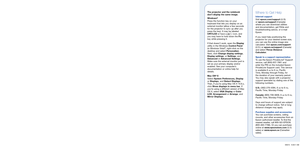 Page 4
Switching Between Image 
Sources
Press the Search button (remote 
control), one of the Source buttons 
(remote control), or the Source	
Search button (projector).
   
Adjusting Image Position
If the projector is mounted to the 
ceiling, use the vertical lens shift dial 
to move your image up or down or 
use the horizontal lens shift dial to 
move your image left or right. You 
can also use the ceiling mount to 
adjust the position.
Horizontal lens shift dial
Vertical lens shift dial
If the projector is...