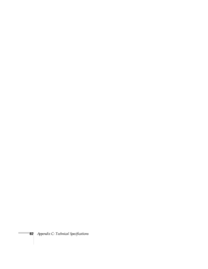 Page 8782Appendix C: Technical Specifications 