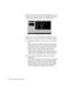 Page 3732Fine-tuning the Projector2. Press the   button on the control panel, or press down on the 
Select button on the remote control, to highlight the Advanced 
menu and press the 
Select button. You see these settings:
3. Use the  ,  ,  , or   buttons on the control panel or the 
Select button on the remote control to set the following options:
Progressive (available for 480i and 575i image signals 
only)
The projector automatically determines whether the input 
signal is a film source or not, so it is...