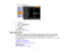 Page 47

3.
Select theExtended menu.
 4.
Press Enter.
 5.
Select theProjection setting.
 6.
Select aprojection mode.
 7.
Press Enter.
 8.
Press Menu toexit.
 Parent
topic:Projection Modes
 Image
Aspect Ratio
 The
projector candisplay images indifferent width-to-height ratioscalled aspect ratios.Normally the
 input
signal fromyourvideo source determines theimages aspectratio.However, forcertain images
 you
canchange theaspect ratiotofityour screen bypressing abutton onthe remote control.
 If
you always wanttouse...