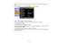 Page 59

1.
Display theimage youwant toproject asthe Users Logofromaconnected computerorvideo
 source.

2.
Press theMenu button, selecttheExtended menu,andpress Enter.
 3.
Select theUsers Logosetting andpress Enter.
 You
seeaprompt askingifyou want touse thedisplayed imageasausers logo.
 4.
Select Yesandpress Enter.
 You
seeaselection boxoverlaying yourimage.
 5.
Use thearrow buttons onthe remote controltosurround theimage areayouwant touse asthe
 Users
Logoandpress Enter.
 You
seeaprompt askingifyou want...