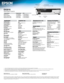 Page 4Specifications and terms are subject to change without notice. Epson, E-TORL and Instant Off are registered trademarks, Epson Exceed Your Vision is a registered logomark and Better Products for a Better 
Future is a trademark of Seiko Epson Corporation. PrivateLine is a registered trademark, Duet is a trademark and Epson Connection is a service mark\
 of Epson America, Inc. SmartWay is a service mark of 
the U.S. Environmental Protection Agency. All other product and brand names are trademarks and/or...
