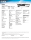 Page 4Specifications and terms are subject to change without notice. EpSon, E-ToRL and Instant off are registered trademarks, EpSon Exceed Your Vision is a registered logomark and Better products for a Better 
Futur e is a trademark of Seiko Epson Corporation.  p rivateLine is a registered trademark, Duet is a trademark and Ep S on Connection is a service mark of Epson America, Inc. Mac is a trademar\
k of Apple Inc., 
registered in the U.S. and other countries. SmartWay is a service mark of the U.S....