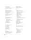 Page 116116Index
Contrast ratio, 9, 103
Contrast setting, 66
Control Panel Lock setting, 69, 76 to 77, 93
Custom screen, see User’s Logo
D
Default settings, restoring, 65
Digital camera, connecting, 39 to 40
Dimensions, projector, 105
Direct Power On, 42
Distance from projector to screen, 22 to 23, 
103
Documentation, 10
DVD player, connecting, 31 to 37
Dynamic color mode, 50
E
Electrical specifications, 105
Environmental specifications, 105
Epson
accessories, 16 to 17
PrivateLine Support, 10
technical support,...