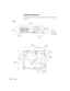 Page 1616Welcome
Projector Dimensions
Use the dimensions below to guide you in placing or installing the 
projector.
3.11 in. 
(79 mm)
3.03 in. 
(77 mm) 11.61 in. 
(295 mm)
3.62 in. 
(92 mm)1.57 in. 
(39.8 mm); 
center of lens 
to mounting 
bracket holes
1.5 in. 
(38.3 mm) VS200
3.66 in. 
(93 mm)
8.98 in. 
(228 mm)9.59 in. 
(243.5 mm)
0.51 in. 
(13 mm)
 5.04 in. (128 mm)
1.48 in. 
(37.5 mm) 0.98 in. 
(25 mm)
Mounting 
screw holes 