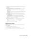 Page 43Doing More with MovieMate43
4. Press   to select the option you want, then press   to save it. You can choose from 
the following:
■DIGITAL AUDIO OUTPUT: Select the appropriate setting when you use external 
audio equipment connected to the Optical Audio-Out port.
STREAM/PCM: For a DTS/Dolby Digital Decoder or surround sound system 
(default setting).
PCM ONLY: For equipment that is only compliant with Linear PCM (Pulse Coded 
Modulation).
DOLBY DIGITAL/PCM: For a Dolby Digital Decoder or similar...