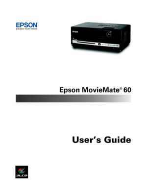 Page 1
Epson MovieMate® 60
User’s Guide 