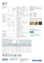 Page 2EMP-X5
Projection System RGB Liquid-Crystal Shutter Projection System
Specification of LCD Size 0.63 inch (x 3)
Main Parts Driving Method Polysilicon TFT Active Matrix
Pixel Number786,432 dots (1024 x 768) x 3
Native Resolution XGA
Projection Lens
Manual Focus & 1.2 x Optical ZoomF=1.60-1.74 / f=18.4-22.1 mmLamp Type 170 W UHE
Life 3000 hours (High Brightness mode) / 
4000 hours (Low Brightness mode) 
Screen Size (Projected Distance)  30 to 300 inch [0.9 to 10.4 m]
Offset 8.6:1
Brightness High / Low...