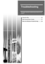 Page 373
Troubleshooting
This chapter describes troubleshooting procedures for the 
projector.
Using the Help .................................................. 36
When Having Some Trouble ............................ 37
When the Indicators Provide No Help ............ 39 