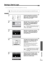 Page 5351
Appendices
Saving a Users Logo
You can record the image that is currently being projected as a users logo.
Procedure
1Project the image that you would like to 
use as a users logo, and then press the 
[Menu] button on the projector’s control 
panel or the remote control.
2Select the Users Logo menu, and then 
press the 
 button on the projectors 
control panel or the [Enter] button on 
the remote control.
3Select Yes in the sub-menu, and then 
press the   button on the projectors 
control panel or the...