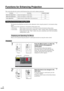 Page 2018
Functions for Enhancing Projection
This section describes the various useful functions that can be used to enhance projection.
The functions described here are used to set the adjustment values using the projector’s environment setting 
menus.
There are two types of projector’s environment setting menus used:
•
•• •Full menus : These menus can be used to set all items in the environment setting menus.
•
•• •Line menus : These menus can be used to change the “Vi d e o” settings while viewing the images...