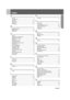 Page 33Index-31
Users_EIX.fm3/2/04
Index
A
Air filter  .................................................................... 5
Air intake vent  ......................................................... 5
All Reset ................................................................ 15
Aspect ratio  ....................................................... 4, 24
Audio port ................................................................ 5
Auto Setup  ...................................................... 11, 13
B...