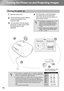 Page 1614
Turning the Power on and Projecting Images
Turning the power on
3
14
2
TIP
TIP
Remove a lens cover.
Use the accessory power cable to 
connect the projector to an 
electrical outlet.
Turn the power on for the signal 
source (for a video source, press 
the [Play] button to start 
playback).Turn the power on for the projector.
The beep start-up tone will sound.
After a short period, the lamp will turn on 
and projection will start.
Turning the power on
The projector is equipped with a Child 
Lock...