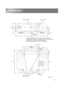 Page 97
TW500_English
Appearance
Centre of projector
Centre of lens
*1 Distance from centre of lens to suspension bracket fixing point
(Lens shift amount: Max. 8.7 mm upwards, Max. 4.3 mm downwards)
*2 Distance from centre of lens to centre of projector
(Lens shift amount: Max. 7.7 mm to the left and right)80.8
*2
450 146.5
65
*1
18.5
116 218.4 243.4
10.4235 34557.8
4-M4×8
Units: mm
Centre of lens
28.4 119
TW500-E.book  Page 7  Wednesday, October 29, 2003  8:52 PM 
