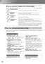 Page 3836
Problem Solving
When the  (operation) indicator is lit or flashing 
When the  (warning) indicator is off: Lit    : Flashing
When the indicators provide no help
If any of the following problems occur and the indicators do not offer a solution, refer to the pages
given for each problem.
Standby condition
If you press  , projection will start after a brief interval.
Warm-up in 
progress
Warm-up time is approximately 30 seconds.
Power off operations are ignored while warm-up is in progress.
Projection in...