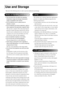 Page 75
Take note of the following advice in order to prevent malfunction and damage.
•Use and store this unit within the operating 
temperature range and storage temperature 
range as specified in this manual.
•Do not install the unit in a place prone to 
vibration or shock.
•Do not install the unit close to television, radio or 
video equipment that generates magnetic fields.
This may have a negative effect when projecting the 
playback of audio and image with this unit, and may 
cause this unit to...