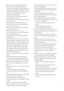 Page 53
•Refer all servicing to qualified service personnel.  
Servicing is required when the unit has been 
damaged in any way, such as the power-supply cord 
or plug is damaged, liquid has been spilled or objects 
have fallen into the apparatus, the apparatus has been 
exposed to rain or moisture, does not operate 
normally, or has been dropped.
•Do not expose this unit to water or place objects 
containing liquids on this unit.
•Do not place the source of a naked flame, such as a lit 
candle, on this unit....