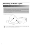 Page 4644
Connecting commercially available headphones.
Becoming an Audio Expert
•When listening with headphones, make sure the volume is not too high. You may affect your hearing in an adverse 
way when listening to sounds at high volume over an extended period of time.
•Don’t set the volume too high from the outset.  A loud sound may be produced suddenly that may cause damage to 
your headphones or your hearing. As a precaution, lower the volume before you switch off this unit then raise it 
gradually after...