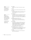 Page 6868Fine-Tuning the Projector
■Tracking
Adjust this value to eliminate vertical stripes in computer 
images.
■Sync
Adjust this value if computer images appear blurry or flicker.
■Position
If the image is slightly cut off on one or more sides, it may not 
be centered exactly. Select this setting and use the arrow 
buttons to center it.
■Progressive
For composite video, S-Video, component video, and certain 
signals from the HDMI port only (EX51/EX71 only). Turn 
this setting on to convert interlaced signals...