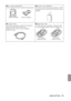 Page 97 Optional Parts - 95
 Mac Adapter Set (ELPAP01)
Used to connect Macintosh computer to the projector. Hard Travel Case (ELPKS15)
The surface is made of strong, hard plastic to enable 
the projector to be carried on board aircraft as cabin 
baggage.
 Computer Cable
Used when connecting a computer to the projector. 
Mini D-Sub 15pin/Mini D-Sub 15 pin 
ELPKC 02 (1.8 m: Same as the one supplied)
ELPKC 09 (3.0m) Digital Video Cable
Use this cable when connecting a computer which 
can output digital signals...