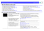 Page 4645
EMP-S1 User’s Guide Troubleshooting > When You Suspect a Problem
When the indicators provide no help• No images appear (Nothing is displayed) s P. 4 5
 No images appear (Messages are displayed 1) s P. 4 6
 No images appear (Messages are displayed 2) s P. 4 6
 Image is out of focus (unclear) s P. 4 7
 Vertical stripes appear in the image s P. 4 8
 Image is distorted / Image contains interference s P. 4 8 Only part of the image is displayed (large/small) s P. 4 9
 Image colours are poor, tinted...