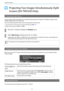 Page 53Useful Functions
52
Projecting Two Images Simultaneously (Split
Screen) (EH-TW5350 Only)
Projecting in Split Screen
You can use the split screen feature to simultaneously project two images from different image sources
(HDMI1/HDMI2 and Screen Mirroring).
Check the following points before you start projecting in Split Screen.
•Connect devices to the projector using Screen Mirroring. s  p.59
•Make sure the source is HDMI1 or HDMI2.
a
Press the  button to display the Settings menu.
b
Select Split Screen,...