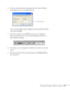 Page 91Presenting Through a Wireless Network91
6. If you set up the projector to prompt you for a keyword before 
connecting, you see a screen like this one: 
Type in the four-digit number displayed on the EasyMP Network 
screen and click 
OK.
7. Once the connection is established, you see your computer’s 
image transmitted to the screen, and a floating control bar on 
your computer desktop:
 
8. If necessary, you can drag the control bar out of the way on your 
screen. 
9. When you’re done with your...