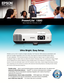 Page 1Whether you’re a CEO or teacher of higher education, the PowerLite 1880 enhances presentations with 
ease and versatility. Regardless of the room setup, this projector’s advanced flexibility always allows 
for quick adaptation. The horizontal keystone correction slider bar makes it easy to create a perfectly 
rectangular image no matter where you place the projector. Because of the 1.6x optical zoom, larger images 
can be displayed from shorter distances, saving valuable space in the classroom or...