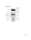 Page 15Welcome15
Remote Control 
Power buttonSource Search and 
Source buttons (select 
image source)
A/V Mute button 
(turns off image)Freeze button 
(stops image)
Aspect button 
(changes screen size)Color Mode button 
(changes display 
mode)
Num button 
(activates number 
buttons) Page Up/Down buttons 
(control PowerPoint
® 
slides; USB cable required)
E-Zoom +/– buttons 
(zoom into image)
Menu button 
(accesses 
projector menus)Esc button 
(exits menus)
Menu navigation 
(arrow) buttons 
and Enter button
User...